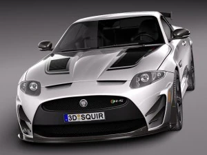 Jaguar XKR S GT 2014 3D Model