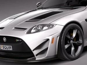 Jaguar XKR S GT 2014 3D Model