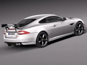 Jaguar XKR S GT 2014 3D Model