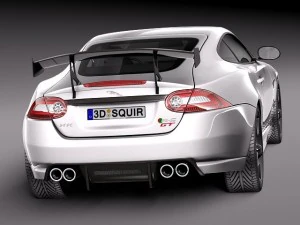 Jaguar XKR S GT 2014 3D Model