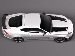 Jaguar XKR S GT 2014 3D Model