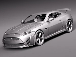 Jaguar XKR S GT 2014 3D Model