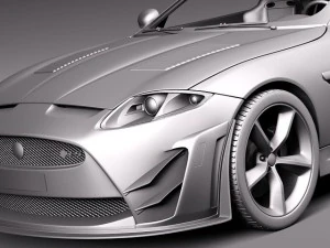 Jaguar XKR S GT 2014 3D Model