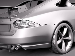 Jaguar XKR S GT 2014 Modello 3D