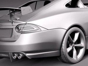 Jaguar XKR S GT 2014 3D Model