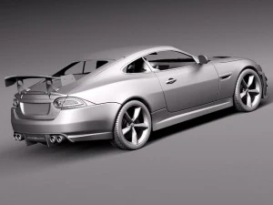 Jaguar XKR S GT 2014 3D Model