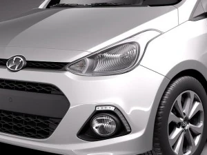 Hyundai i10 2014 3D Model