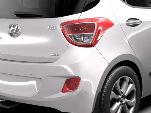 Hyundai i10 2014 3D Model
