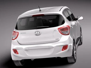 Hyundai i10 2014 3D Model