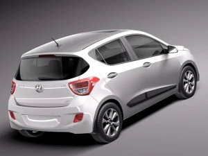 Hyundai i10 2014 3D Model