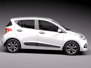 Hyundai i10 2014 3D Model
