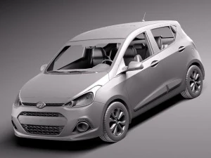 Hyundai i10 2014 3D Model