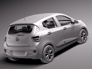Hyundai i10 2014 3D Model