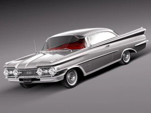 Oldsmobile 88 1959 Coup&eacute; Modello 3D
