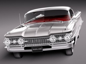 Oldsmobile 88 1959 Coupe 3D Model
