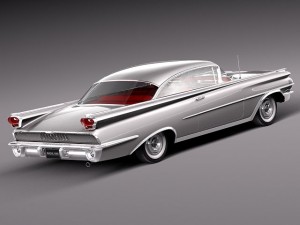Oldsmobile 88 1959 Coupe 3D Model