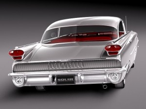 Oldsmobile 88 1959 Coupe 3D Model