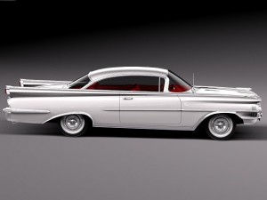 Oldsmobile 88 1959 Coupe 3D Model