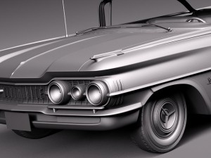 Oldsmobile 88 1959 Coupe 3D Model