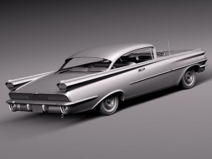 Oldsmobile 88 1959 Coupe 3D Model