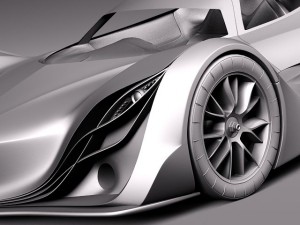 Mazda Furai Concept 2008 3D मॉडल