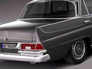 Mercedes-Benz 300SE W112 1961-1965 3D Модель