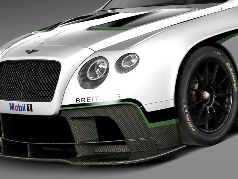 Bentley Continental GT3 2014 Race Car 3D मॉडल