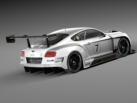 Bentley Continental GT3 2014 Race Car 3D मॉडल