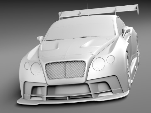 Bentley Continental GT3 2014 Race Car 3D मॉडल