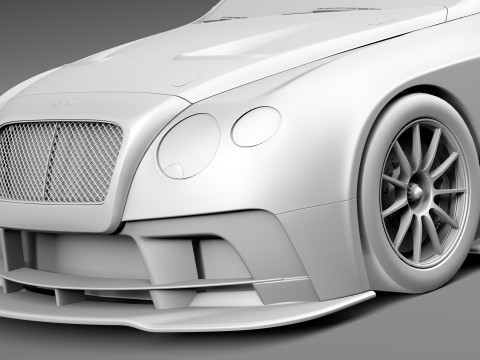 Bentley Continental GT3 2014 Race Car 3D मॉडल