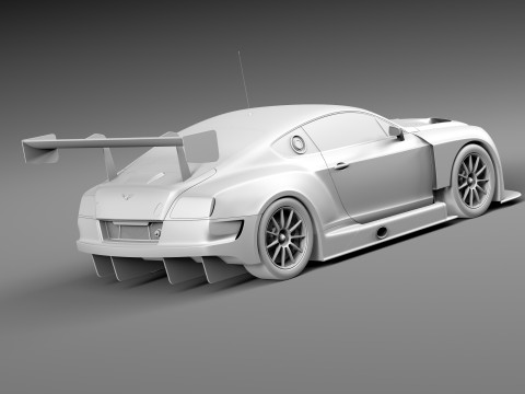 Bentley Continental GT3 2014 Race Car 3D मॉडल