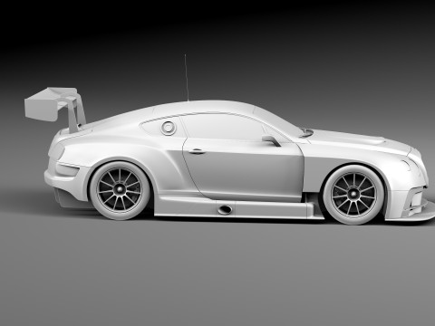 Bentley Continental GT3 2014 Race Car 3D मॉडल