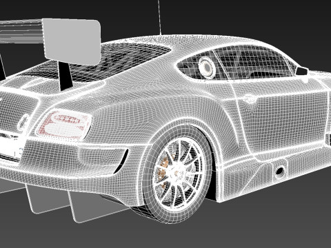Bentley Continental GT3 2014 Race Car 3D मॉडल