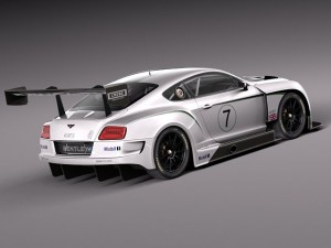 Bentley Continental GT3 2014 Race Car 3D 模型
