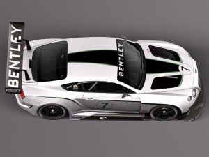 Bentley Continental GT3 2014 Race Car 3D 模型