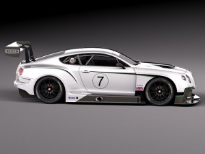 Bentley Continental GT3 2014 Race Car 3D 模型
