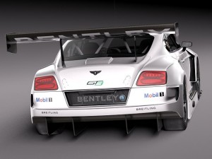 Bentley Continental GT3 2014 Race Car 3D 模型