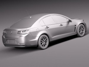 Holden VF Commodore 2014 3D 모델