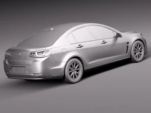 Holden VF Commodore 2014 3D Model