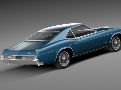 Buick Riviera 1966 3D Model