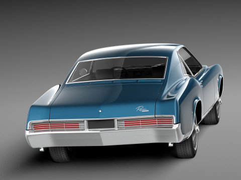 Buick Riviera 1966 3D Model