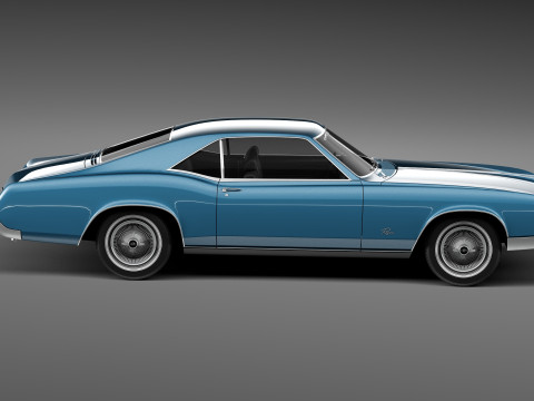 Buick Riviera 1966 3D Model
