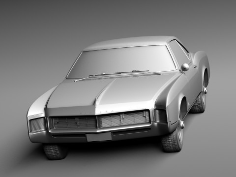 Buick Riviera 1966 3D Model