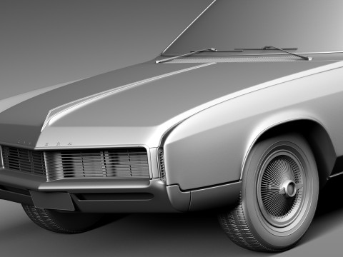 Buick Riviera 1966 3D Model