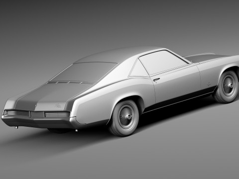 Buick Riviera 1966 3D Model