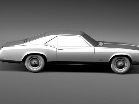 Buick Riviera 1966 3D Model