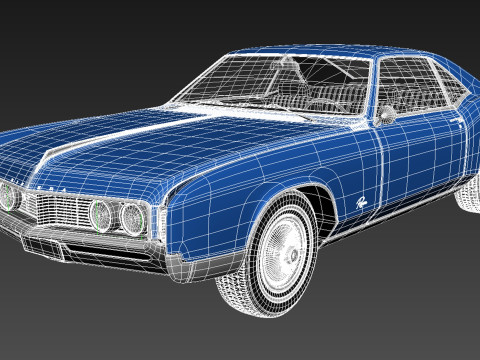 Buick Riviera 1966 3D Model