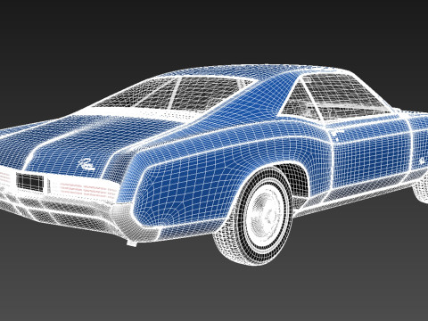 Buick Riviera 1966 3D Model