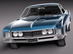 Buick Riviera 1966 3D Модель