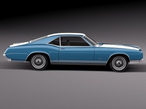 Buick Riviera 1966 3D Модель
